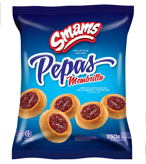 Pepas Smams Dulce de Membrillo 150 Gr.