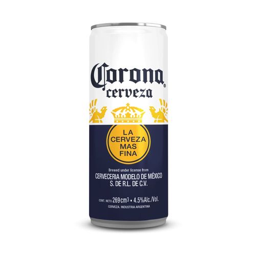 Cerveza Corona en lata 269 Ml.