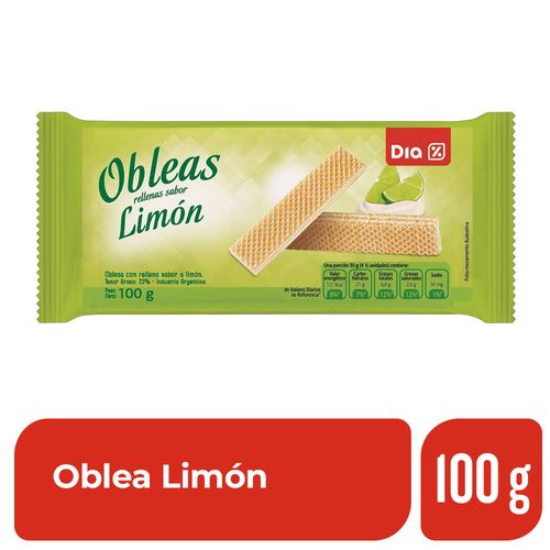 Obleas DIA Limón 100 Gr.