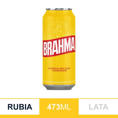 Cerveza Brahma 473 Ml