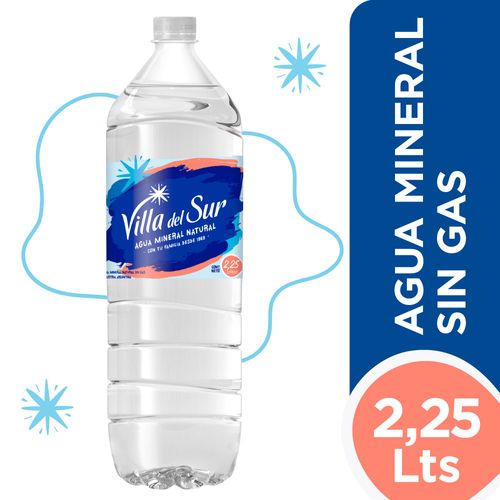 Agua Mineral sin Gas Villa del Sur 2,25 Lts.