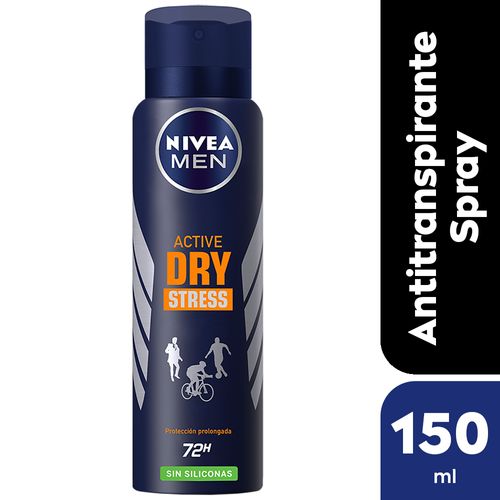 Desodorante antitranspirante Nivea Men Active Dry Stress Sin Siliconas 150ml