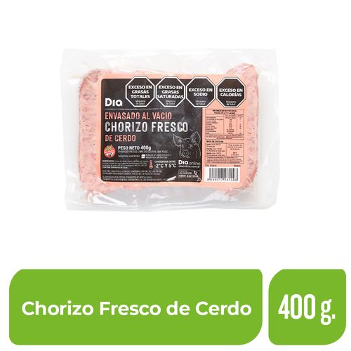 Chorizo Fresco DIA Cerdo x 1 Kg.