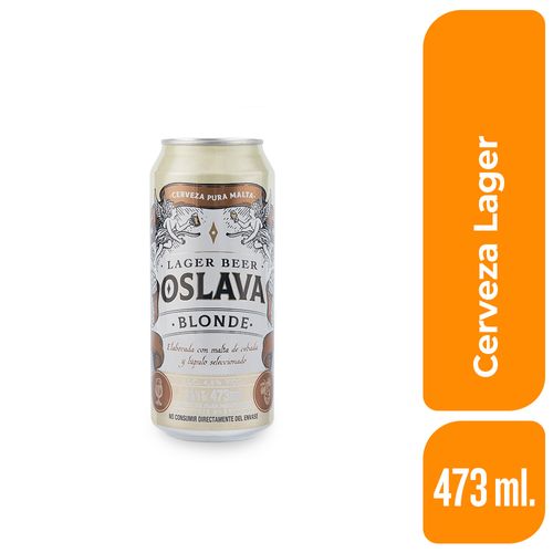 Cerveza Lager Oslava 473 Lt.