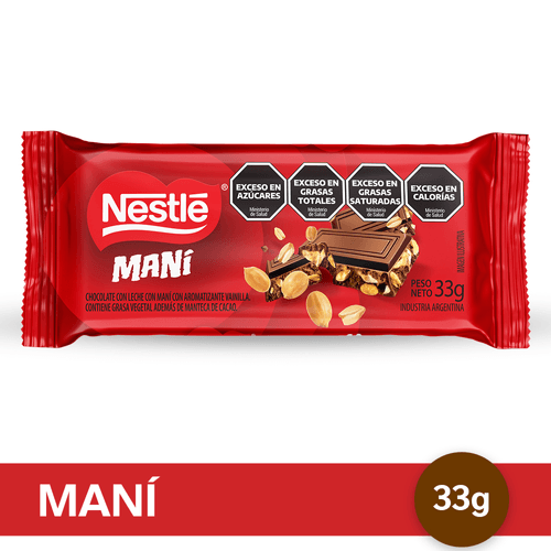 Nestlé Chocolate Con Maní X 33 Gr.