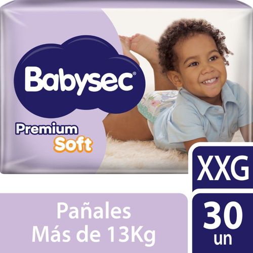 Pañal Premium XXG Babysec 30 Ud.