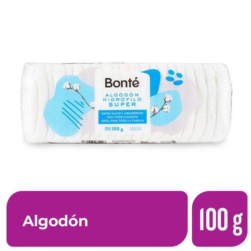 Algodón Hidrófilo Super Bonté 100 Grs.
