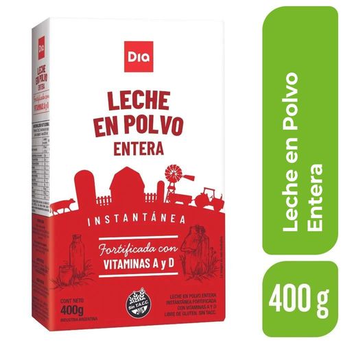 Leche Entera en Polvo DIA 400 Gr.