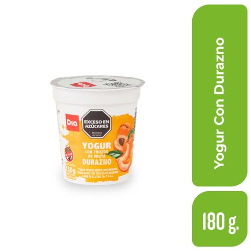 Yogur Con Fruta Durazno Dia 150 Gr.