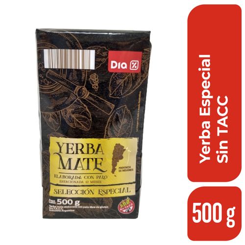 Yerba Especial Dia Sin TACC 500 Gr.