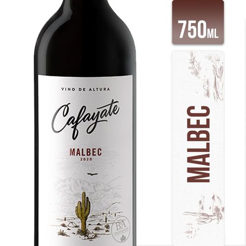 Vino Tinto Cafayate Malbec 750 Ml.