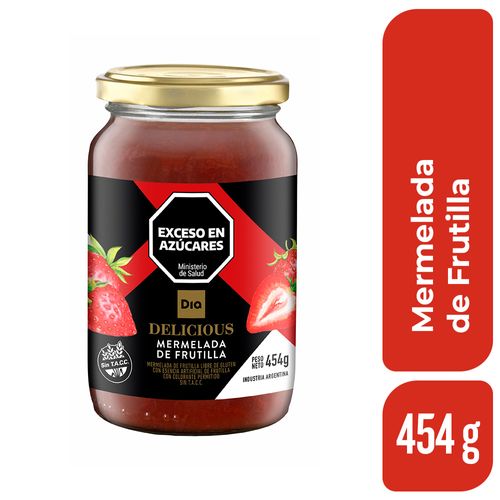 Mermelada de Frutilla Delicius 454 Gr.