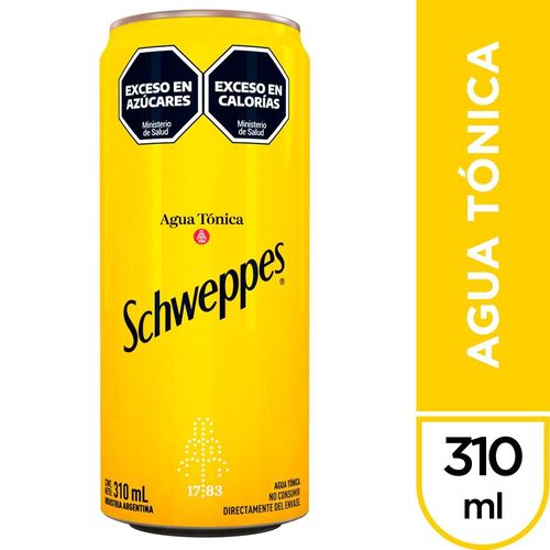 Agua Tónica Schweppes 310 Ml.