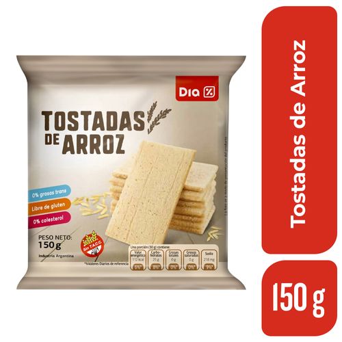 Tostadas de Arroz DIA 150 Gr.