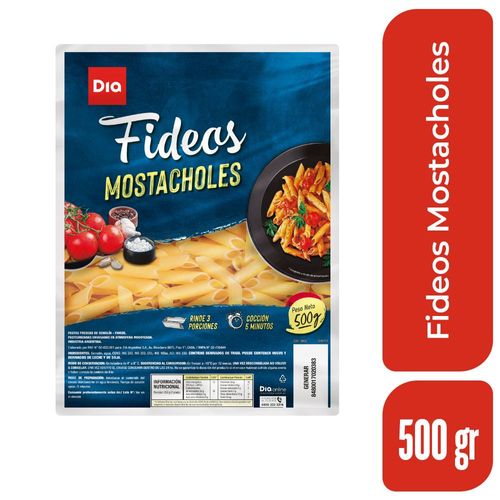 Fideos Mostacholes Dia 500 Gr.