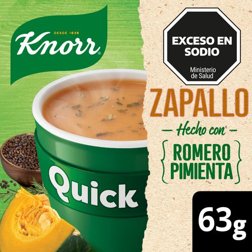 Sopa Instantánea Knorr Quick Zapallo Romero 5 Ud.