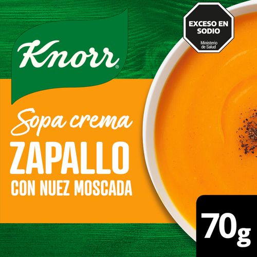 Sopa Crema Knorr Zapallo Con Nuez Moscada 70 Gr.