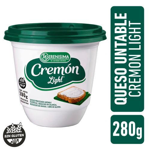 Queso Untable La Serenísima Cremón 280 Gr.