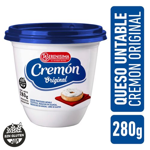 Queso Untable La Serenísima Cremón Original 280 Gr.
