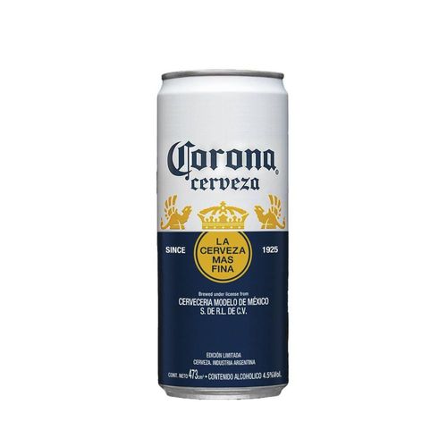 Cerveza Lata Corona 473 Ml.