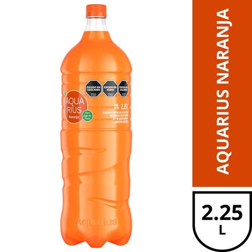 Agua Saborizada Aquarius Naranja 2,25 Lt.