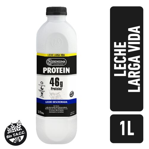 Leche Descremada La SerenÃ­sima Protein 1 Lt.