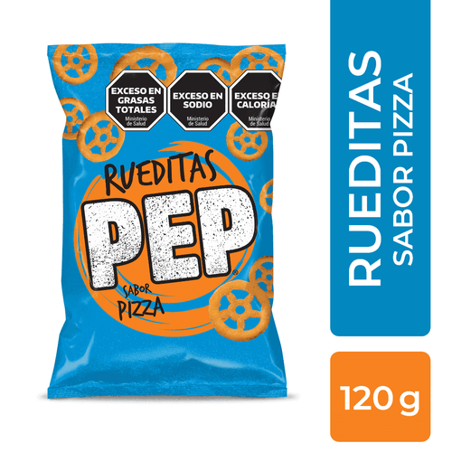 Snack Pep Rueditas Pizza 120 Gr.