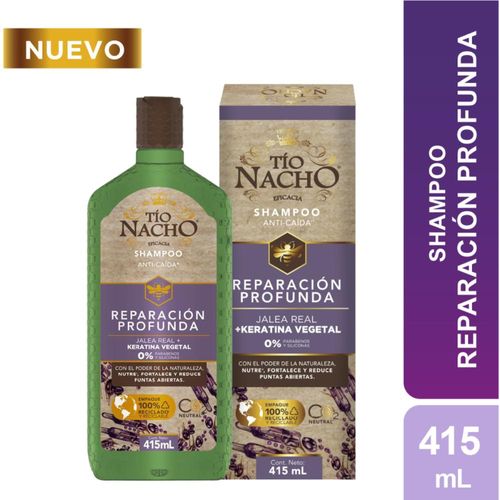 Shampoo Tio Nacho Keratina Vegetal 415 Ml.