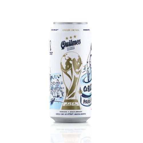 Cerveza Quilmes Cristal en Lata 473 ml.