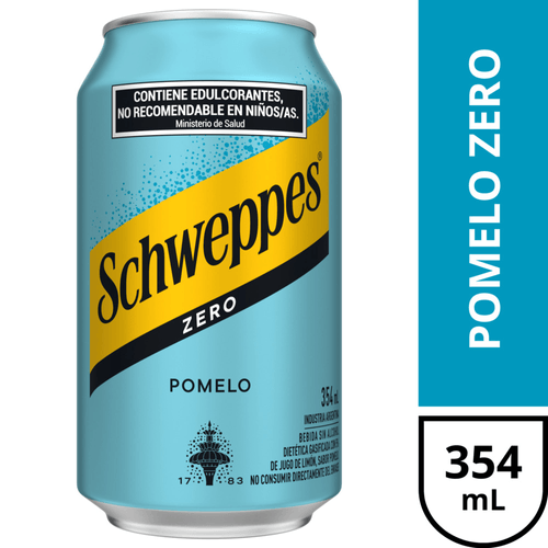 Gaseosa Schweppes Sin Azúcar Pomelo 354 Ml.