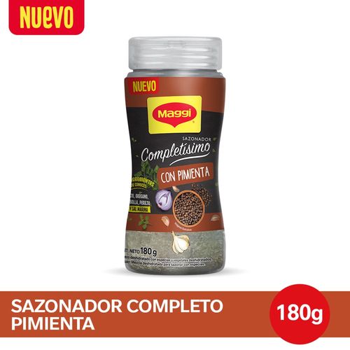 Sazonador Maggi Completisimo con Pimienta 180 Gr.