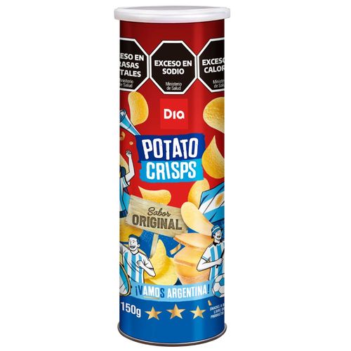Papas Fritas Tubo Dia Sabor Original 150 Gr.
