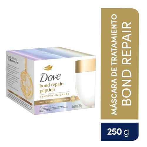 Mascara de Tratamiento DOVE Bond Repair + Peptido 250 Gr.
